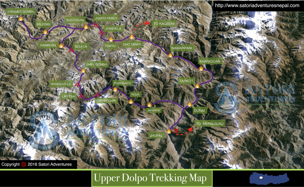 68upper dolpo trekking map