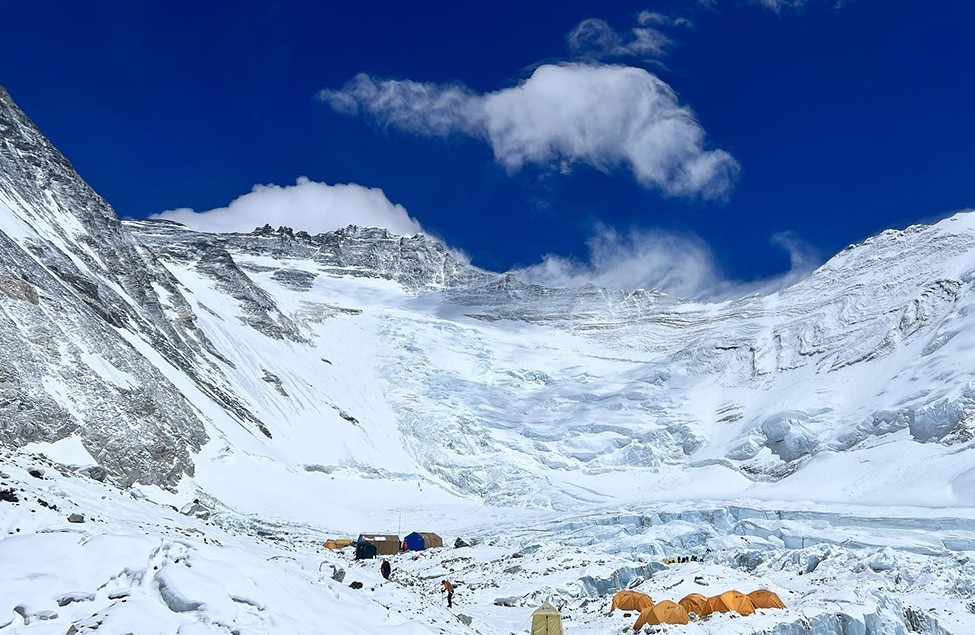 View from Lhotse Base Camp
