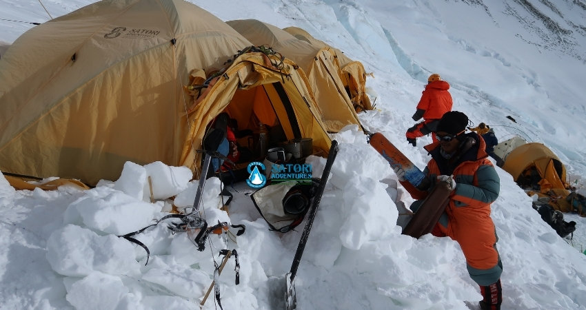 Lhotse Base Camp Before Summit