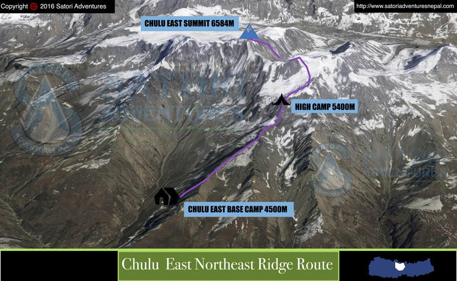 1chulu east northeast ridge