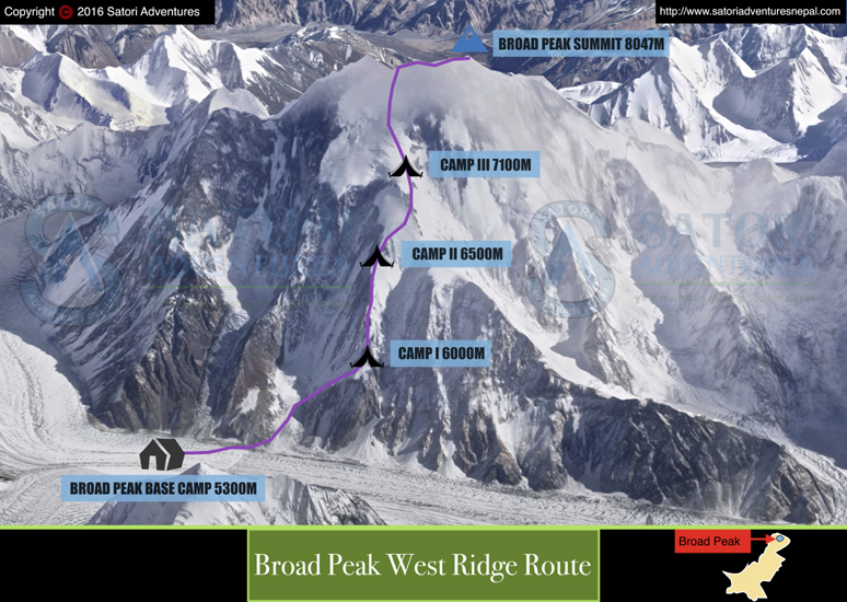 92broad peak west ridge1