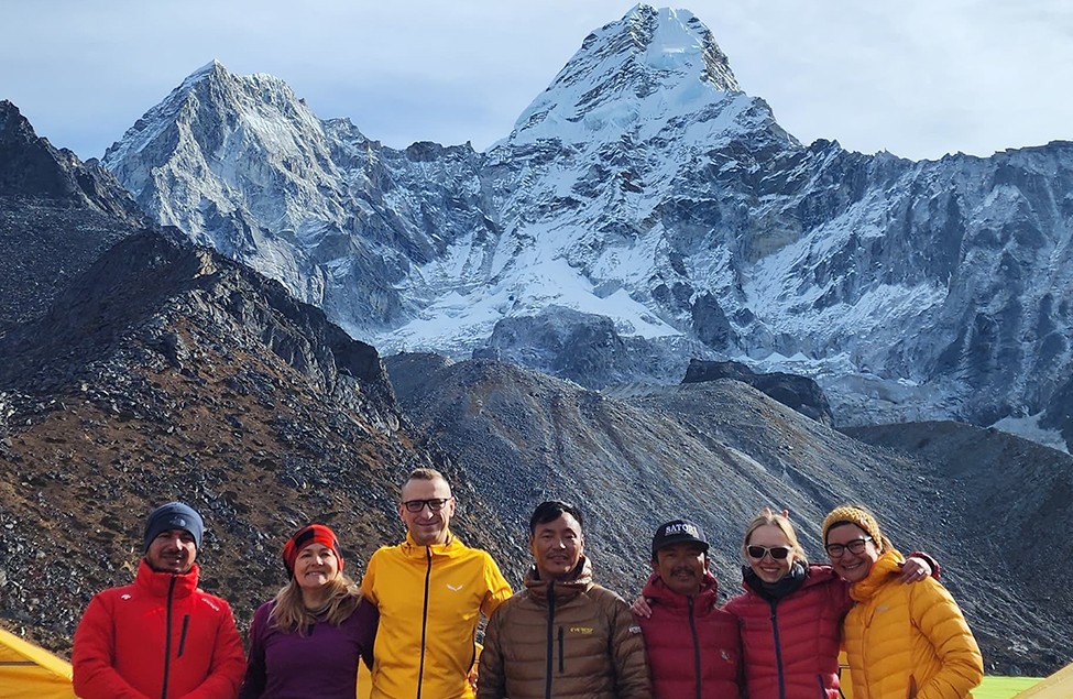 Amadablam Group at Base Camp