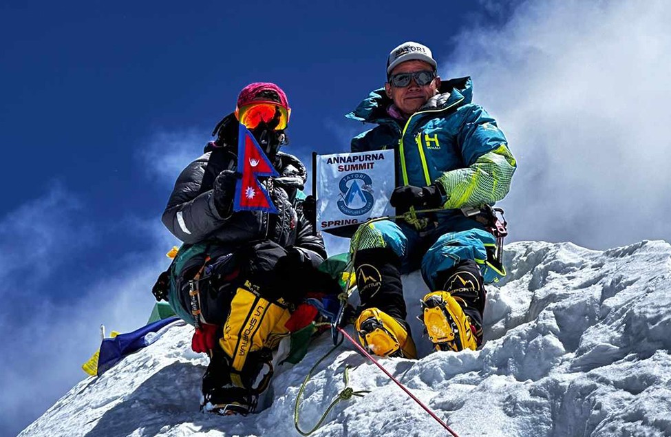 Top of Annapurna I Spring 2024
