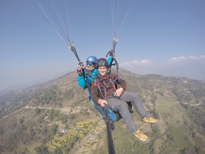 Paragliding in Nepal