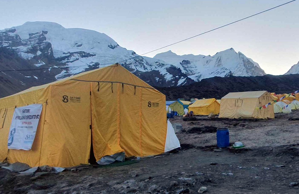 Satori Tents at Himlung Base Camp