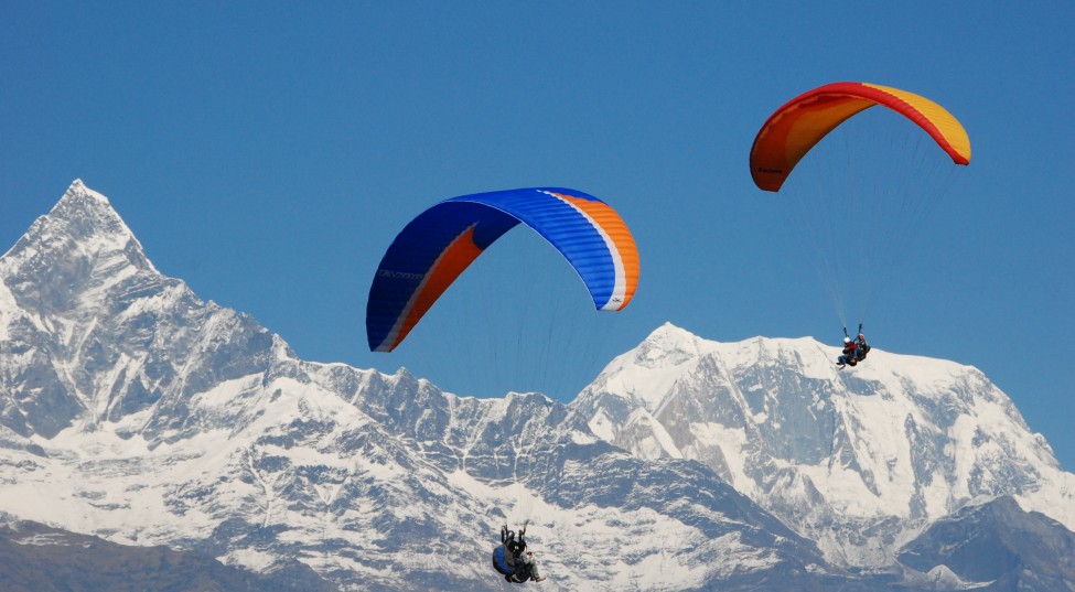 Paragliding View from Sarangkot