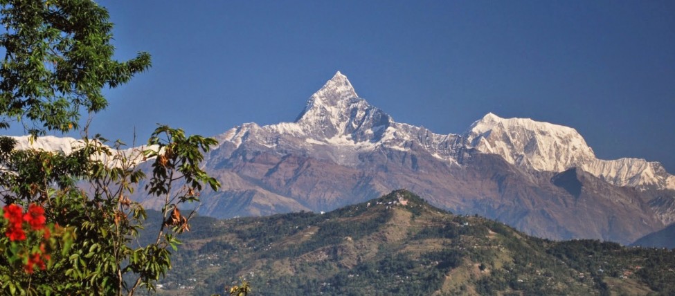 View of Mt. Fishtail from Pokhara