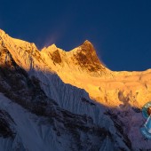 trekking to annapurna base camp