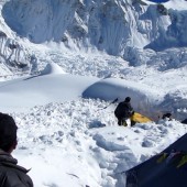 Baruntse base camp photo