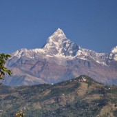 View of Mt. Fishtail from Pokhara