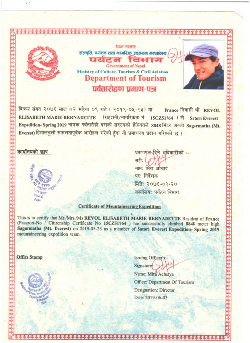  Everest Expedition Spring 2019 