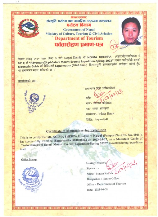  Everest Expedition Spring 2023 