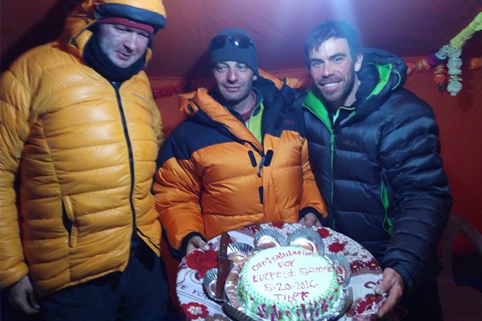  Celebrating Successful Everest Expedition. 