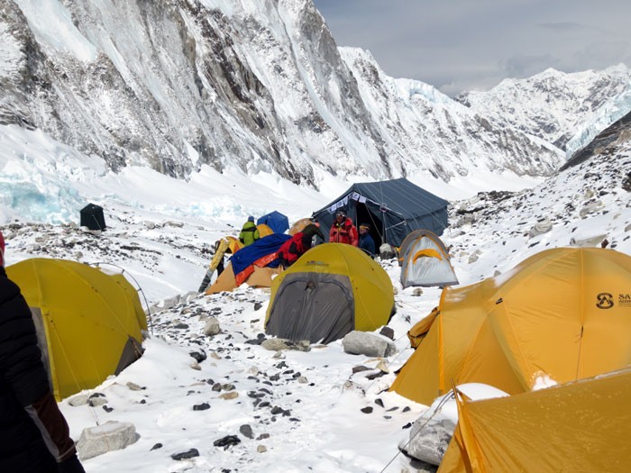  Everest Expedition Camp II View 