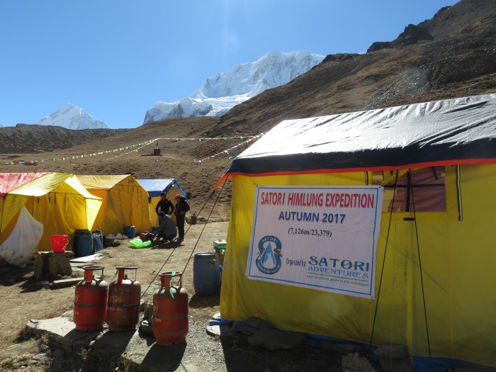  Satori Himlung Base Camp view										 