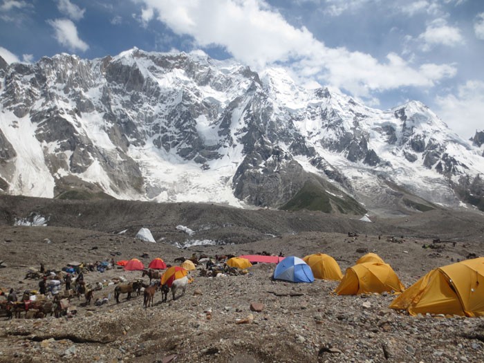  K2 Base Camp View										 