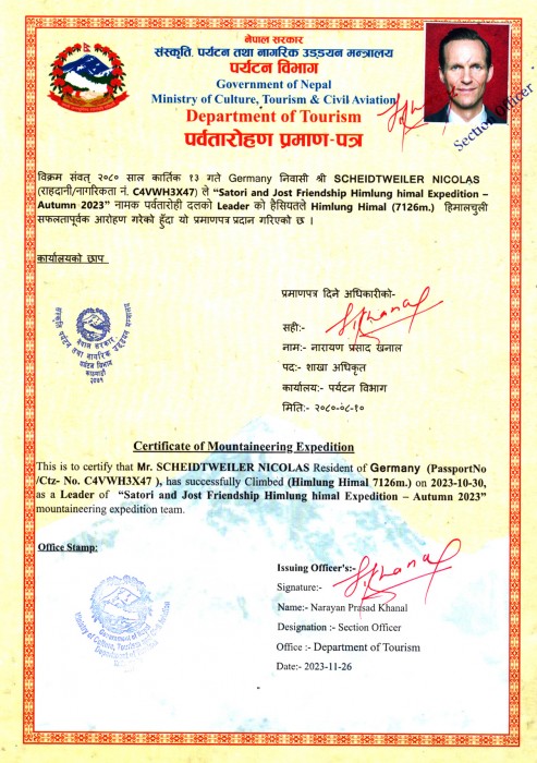  Himlung Expedition Autumn 2023 