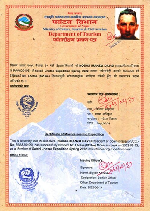  Lhotse Expedition Spring 2022 