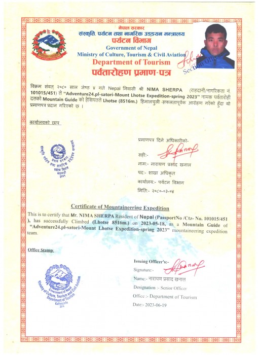  Lhotse Expedition Spring 2023 