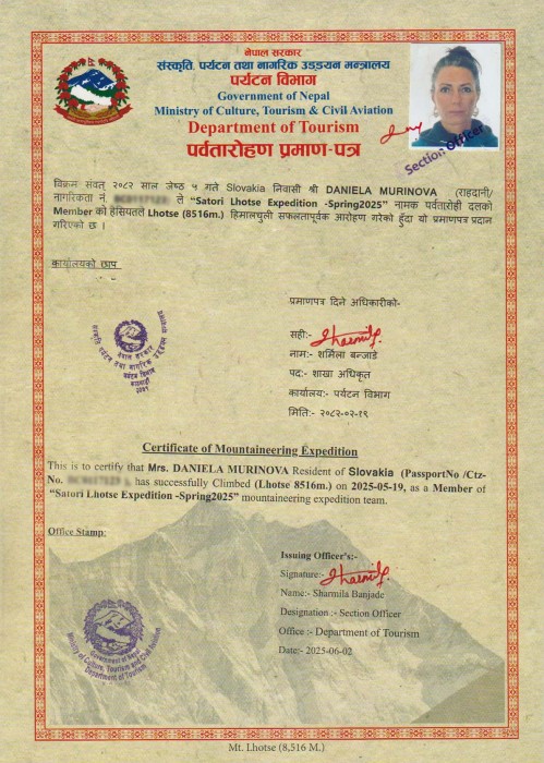  Lhotse Expedition Spring 2025 