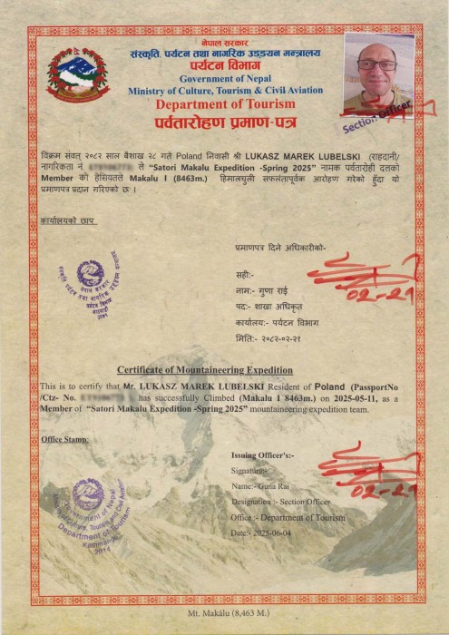  Makalu Expedition Spring 2025 