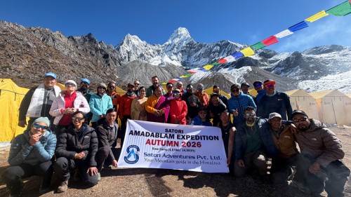 Ama Dablam Base Camp Puja Ceremony: Blessings for Autumn 2026 Climbers