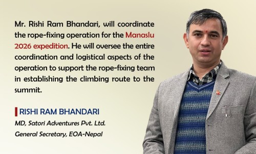 Satori Adventures’ Three Sherpa Guides Among Manaslu 2026 Rope-Fixing Team