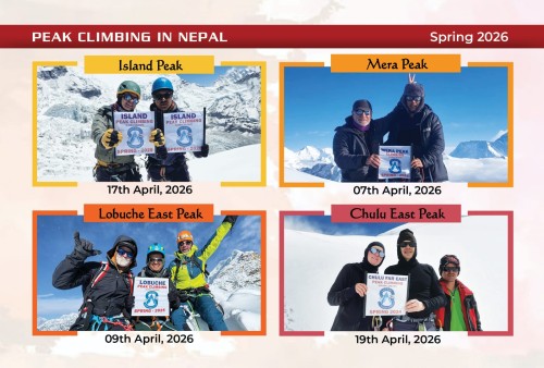 Peak Climbing in Nepal Spring 2026 | Best Himalayan Climbing Adventures