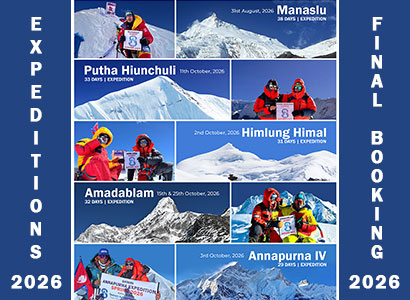 Book Mountain Expeditions in Nepal  - Autumn 2026