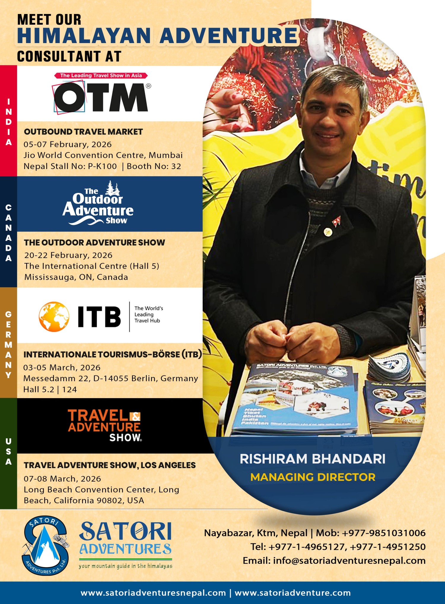 Satori Adventures Travel Fair 2026