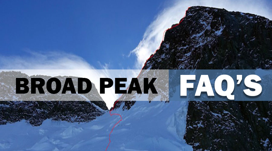  Broad Peak Expedition FAQ's 