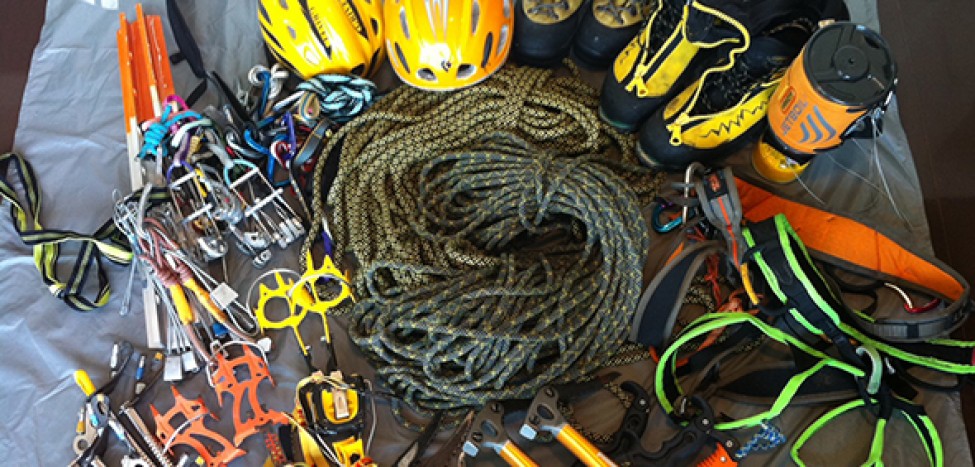  Climbing equipment list 