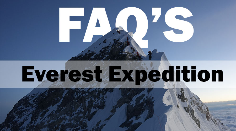  Everest Expedition FAQ's 
