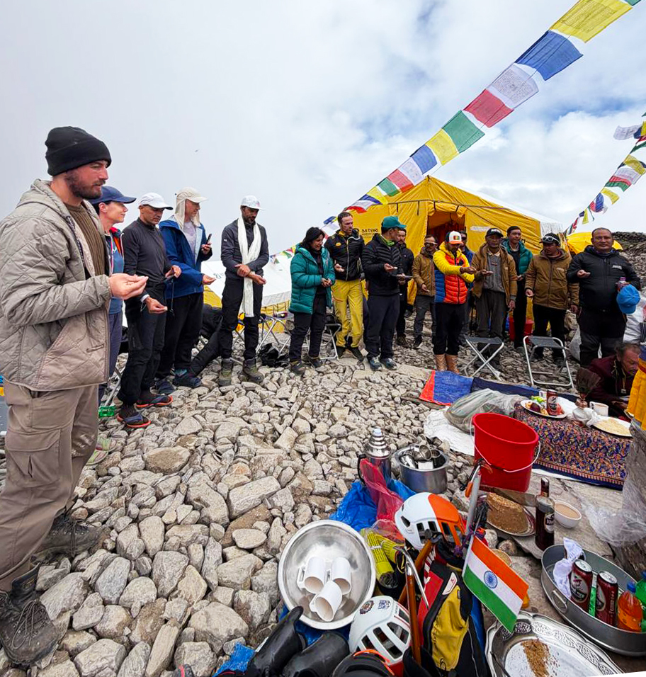  Puja at manaslu base camp 2026 