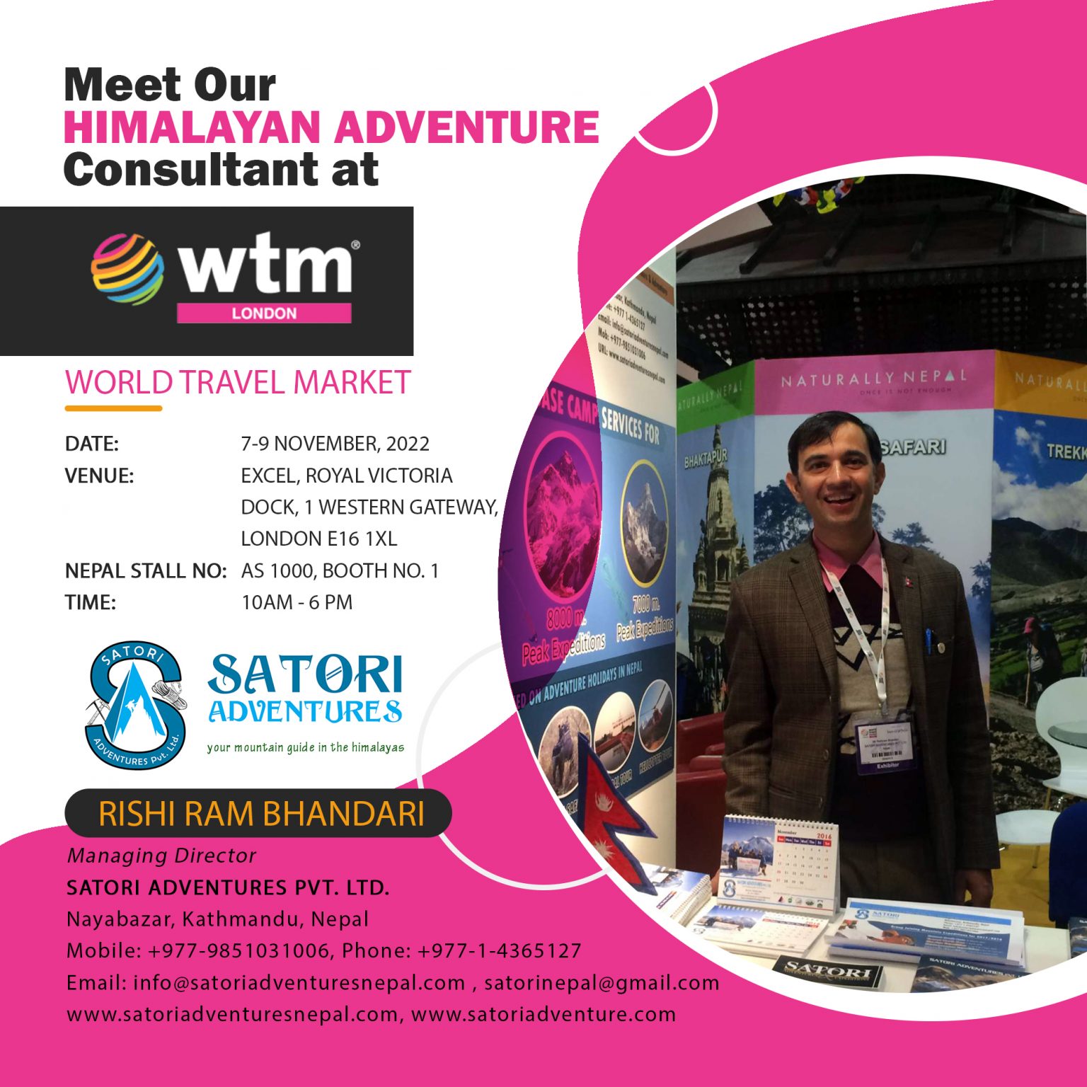  Satori Adventures at WTM London 2022 