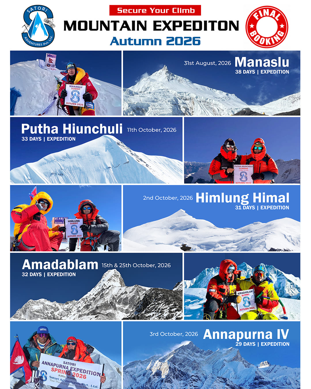  Satori Expedition Autumn 2026 