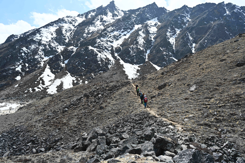 Trekking route everest base camp